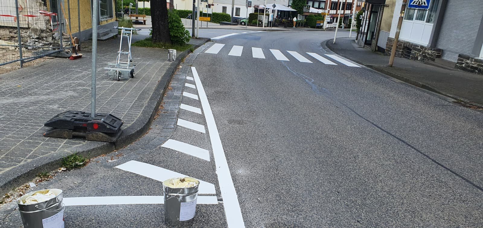 Fahrbahn- und Straßenmarkierung – Projektbild 18