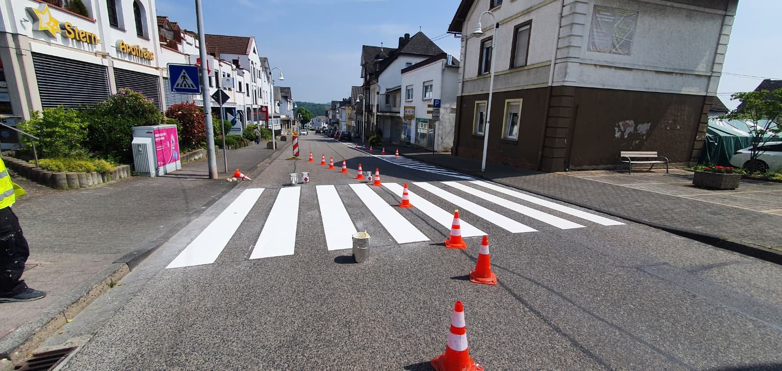 Fahrbahn- und Straßenmarkierung – Projektbild 19