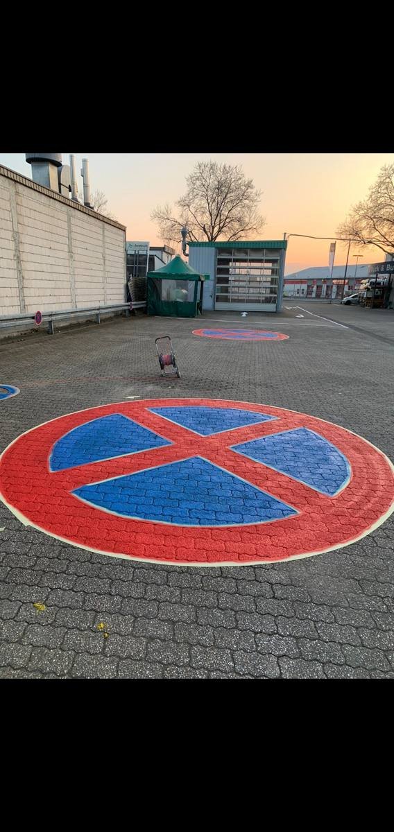 Bodensymbole für Verkehrsflächen